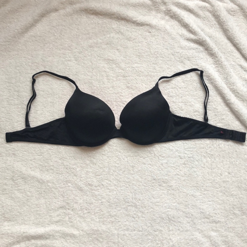 PINK Black 34 C Wear Everywhere Bra